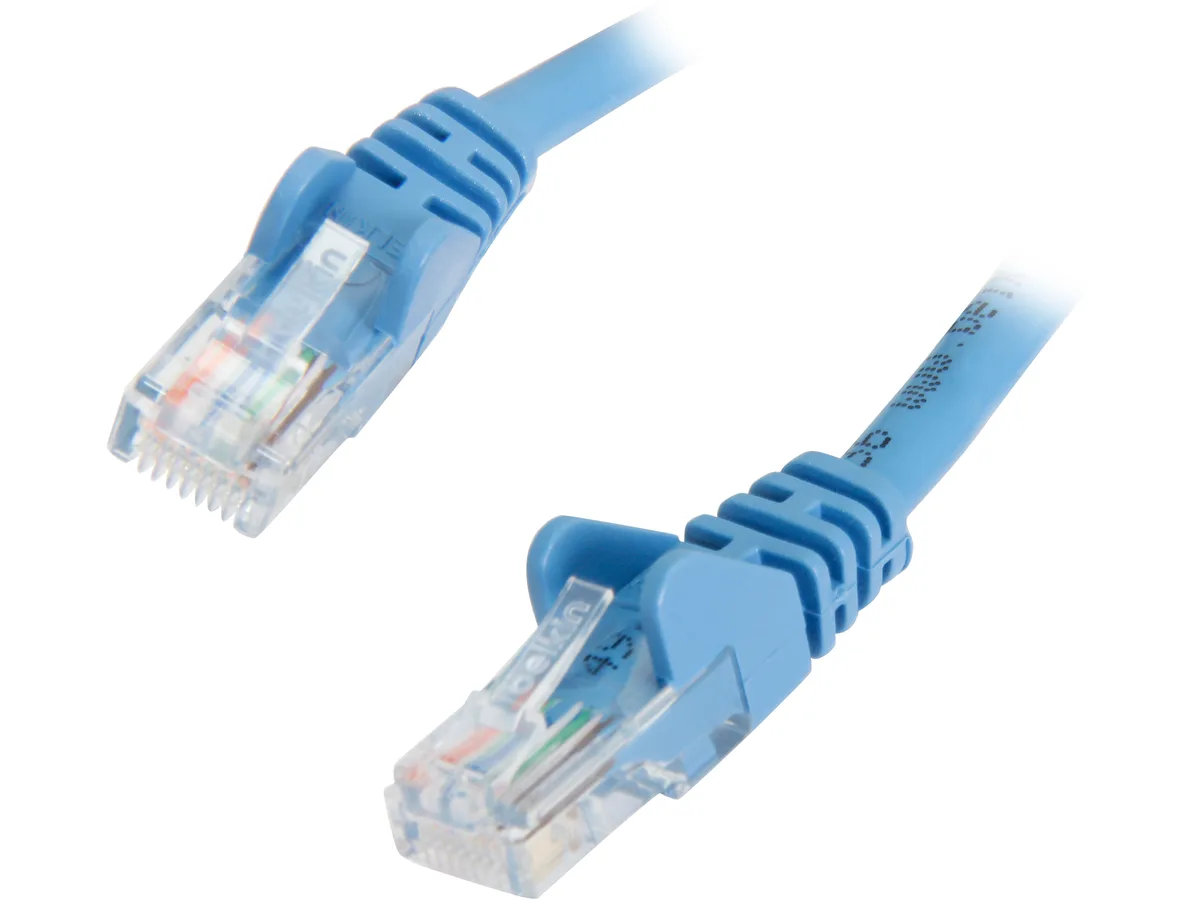 Belkin Belkin A3L791-06-BLU-S Cat5e network ethernet cable 6 ft blue — product photo