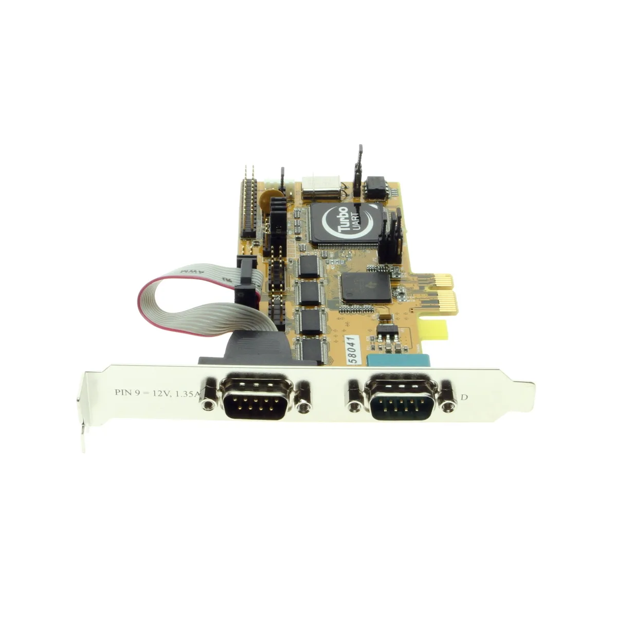 CableMAX CableMAX CM-4S1PRS232 4S1P PCIe x1 expansion card — product photo