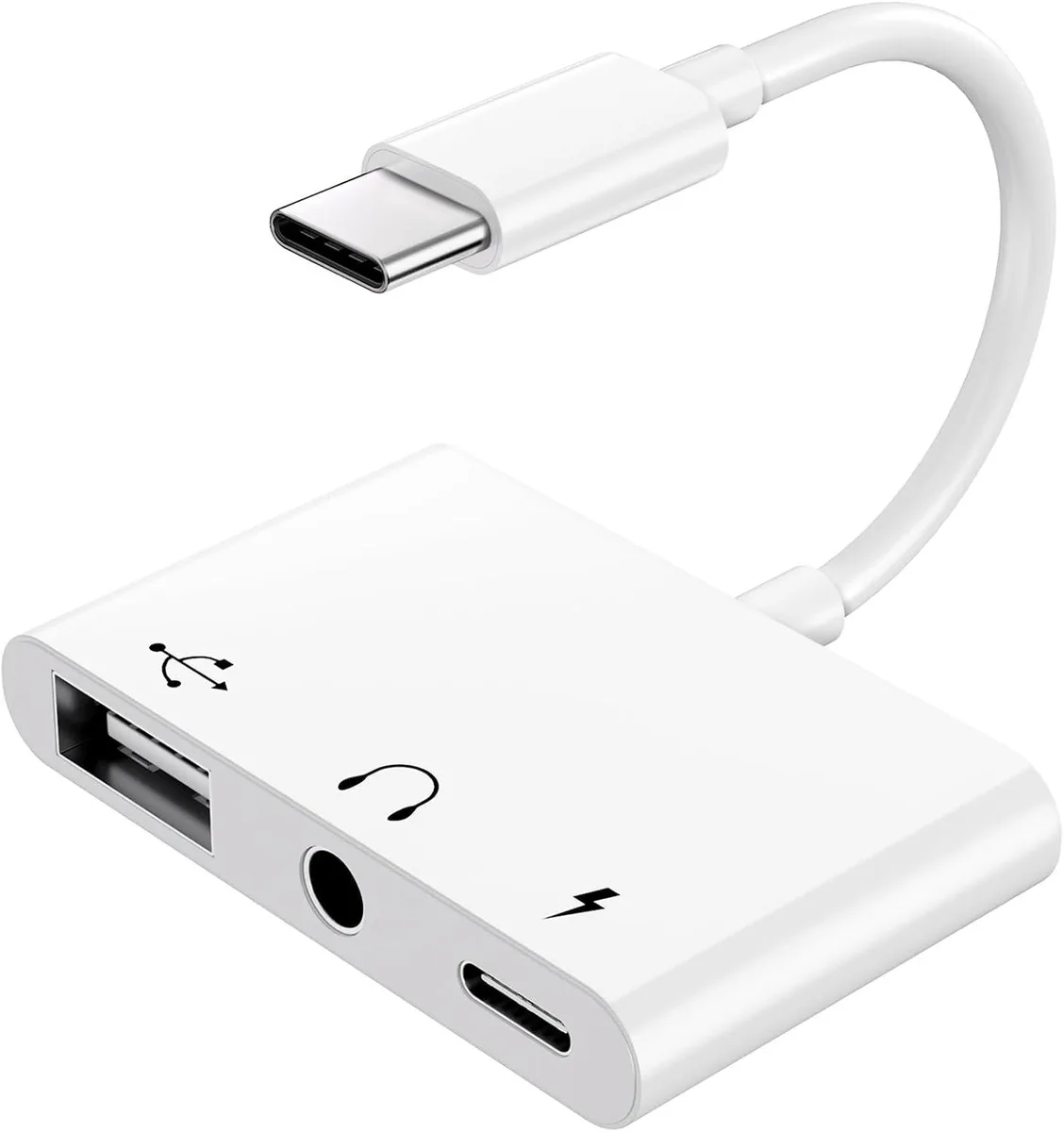 Transcend Transcend USB-C to USB Audio Adapter 3.5mm 60W PD 480Mbps OTG — product photo