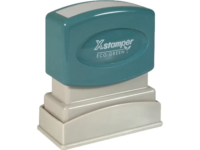 Xstamper Xstamper 2024 PAID stamp .50" x 1.62" red/blue 100000 impressions — product photo