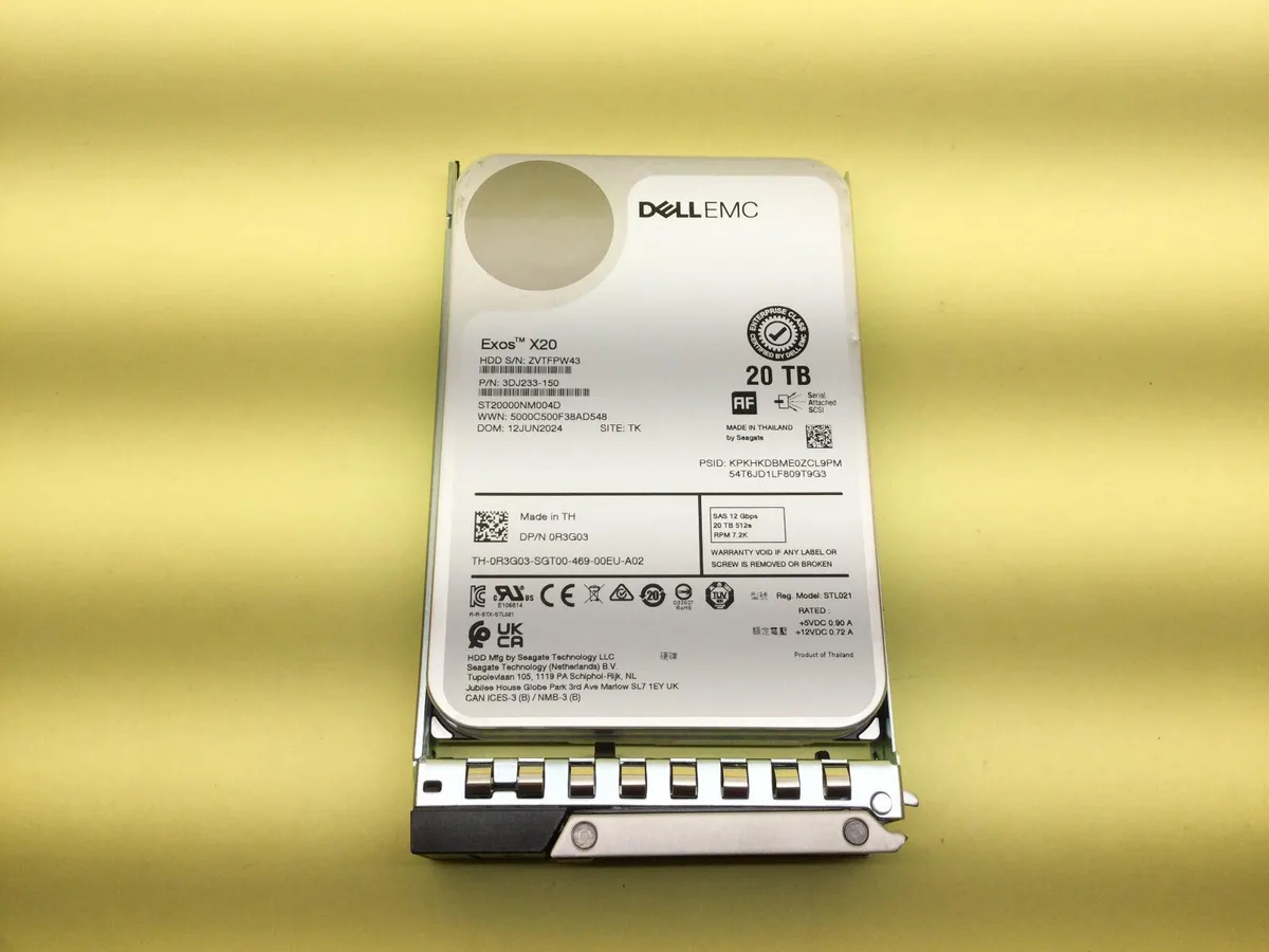 DELL DELL ST20000NM004D 20TB 7200RPM SAS 3.5in accessory — product photo