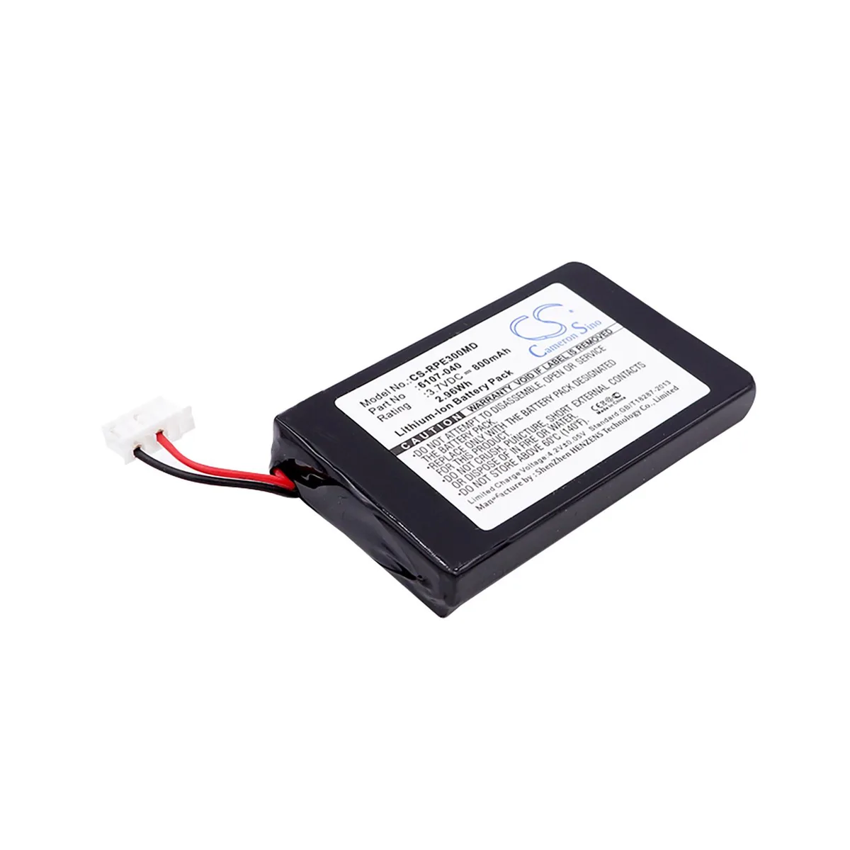 Cameron &amp; Co Cameron &amp; Co DS-CS-RPE300MD battery for Rainin EDP3 Plus 20-200uL 3.7V 800mAh 2.96Wh — product photo
