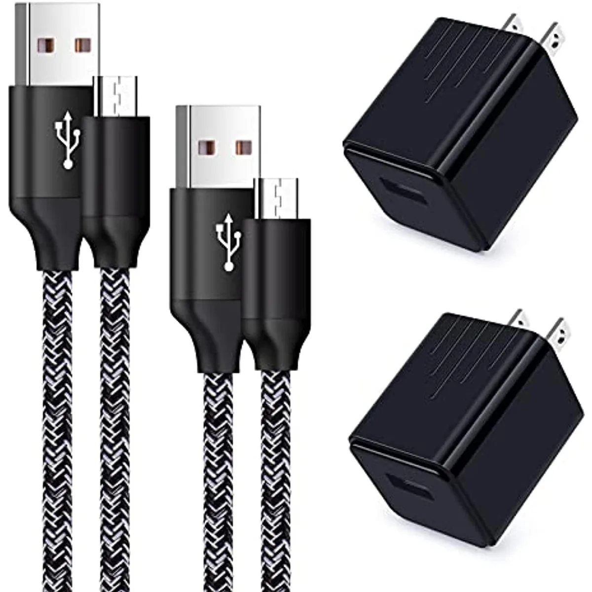 AllAmericanEssential AllAmericanEssential 2 Pack Micro USB Charger Kit cover — product photo
