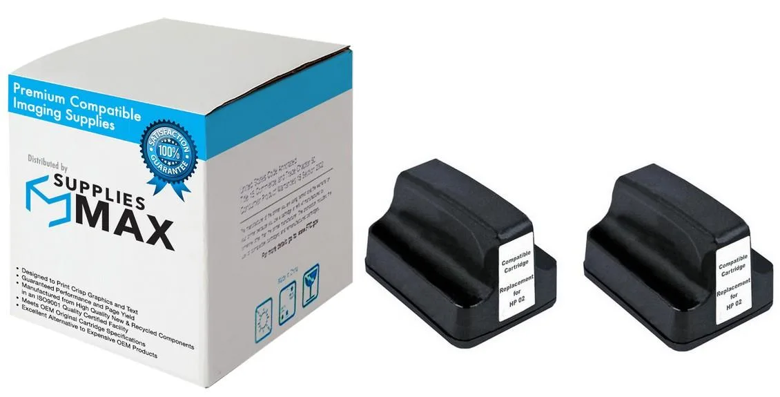 SuppliesMax SuppliesMax C9500FN Black Inkjet Cartridge 2 Pack 660 Pages — product photo