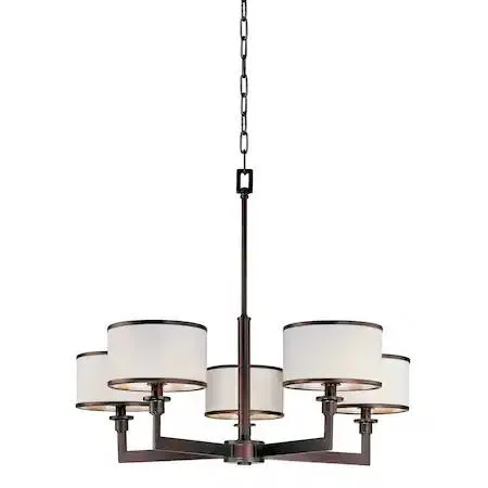 Maxim Maxim 12055WTOI Nexus 5-Light 27.75" Oil Rubbed Bronze Chandelier — product photo
