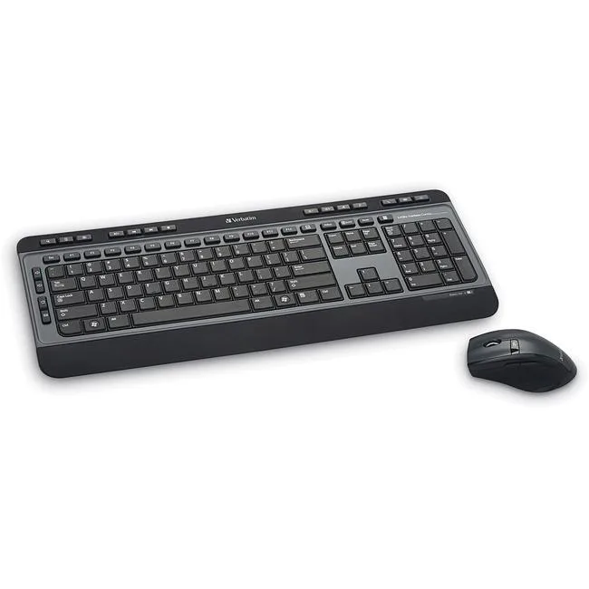 VERBATIM Verbatim 99788 Wireless Keyboard &amp; 6-Button Mouse Combo Black — product photo
