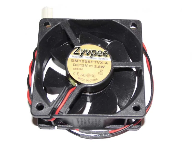 Zyvpee Zyvpee GM1206PTVX-A 60×25 mm 12 V 2.8 W 2-pin case fan — product photo