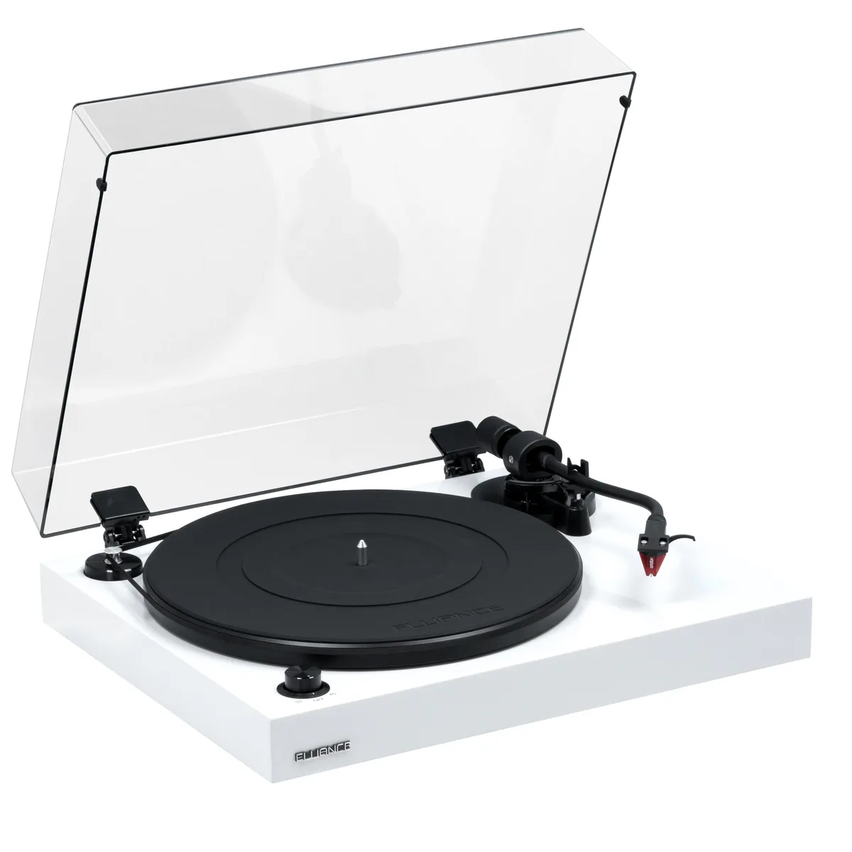 Fluance Fluance RT83WH Turntable Piano White Ortofon 2M Red — product photo