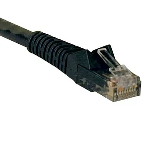 Tripp Lite Tripp Lite N201-001-BK network ethernet cable 1 ft Cat6 black — produktbild