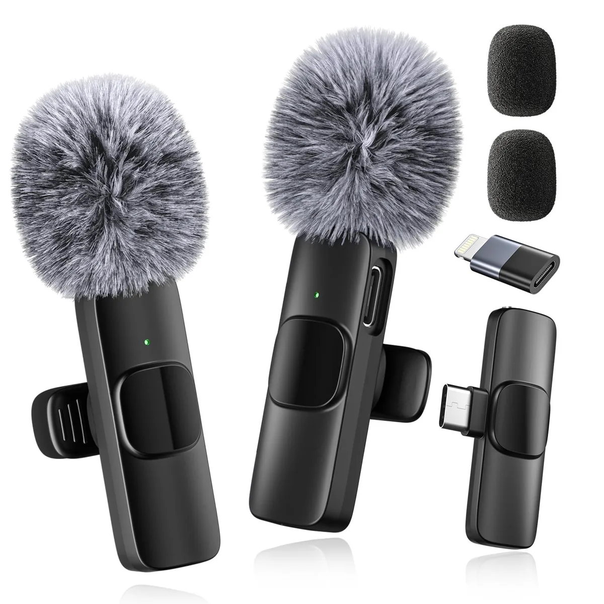  voijump M681 Wireless Microphone 48kHz 24-bit USB-C 66ft 12h — product photo