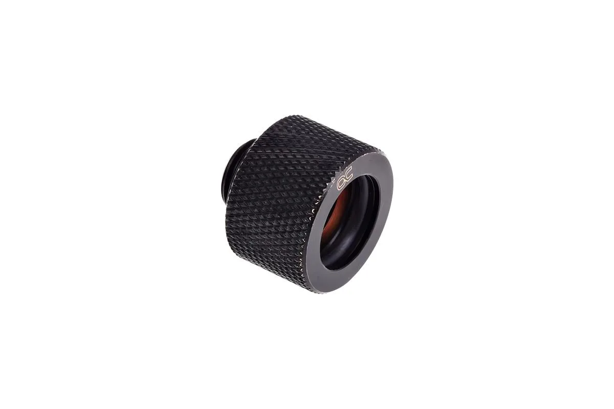 Alphacool Alphacool 1012844 HT 16mm HardTube Compression Fitting G1/4 Deep Black Six Pack — product photo