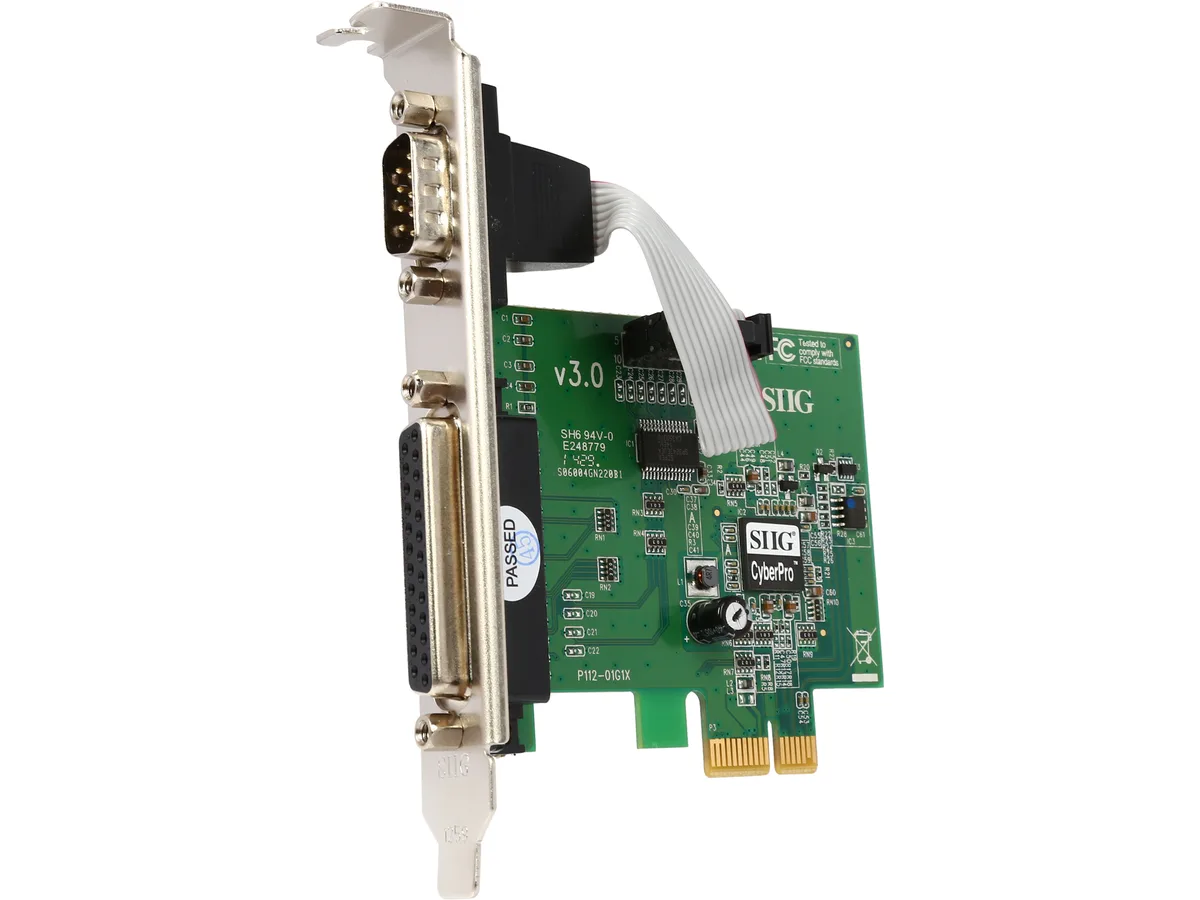 SIIG, Inc SIIG, Inc JJ-E00011-S3 PCIe Serial/Parallel Expansion Card — product photo