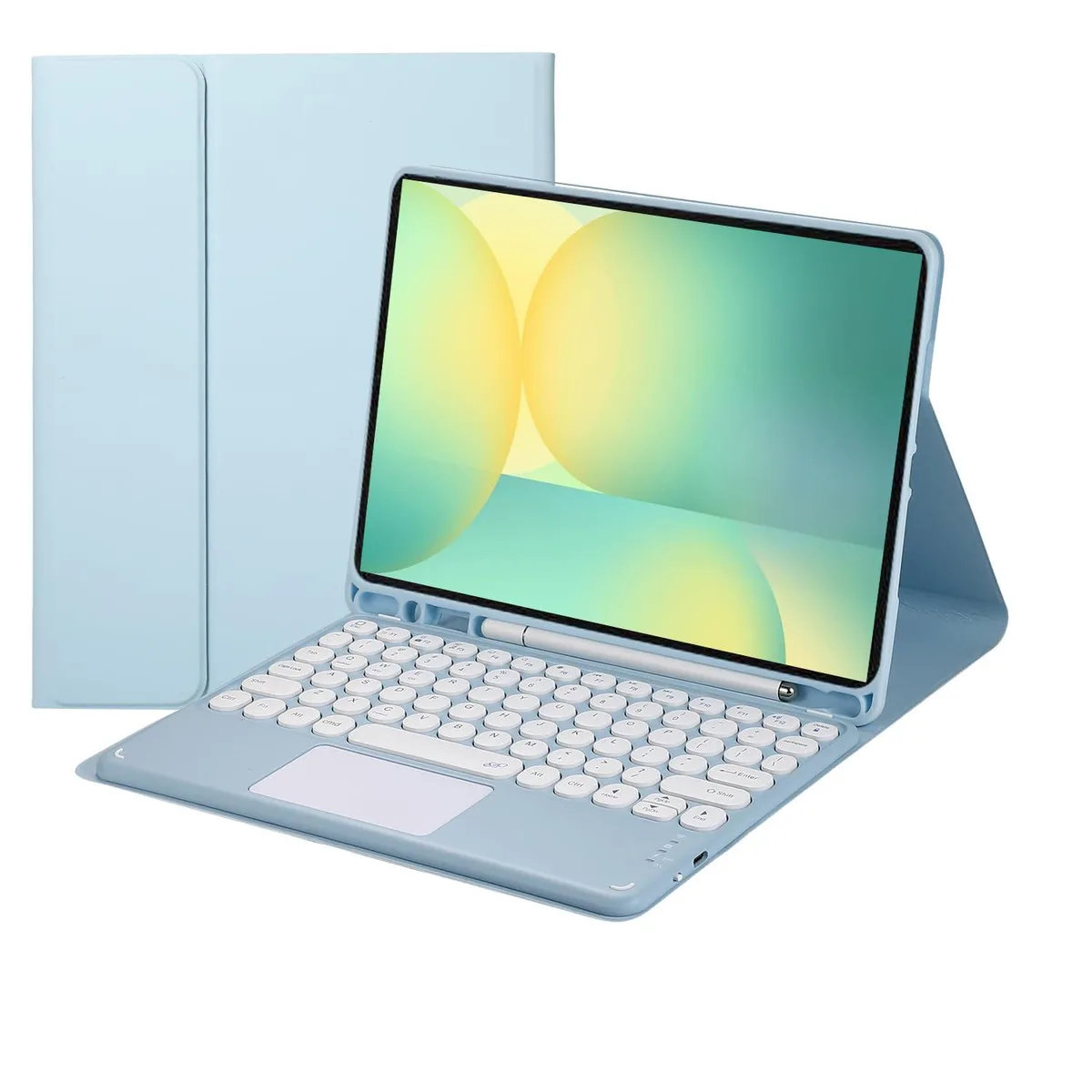 Timoom Timoom SM-X620 Bluetooth Keyboard Case with Touchpad for Samsung Tab S10 FE+ 13.1" 2025 Blue accessory — product photo
