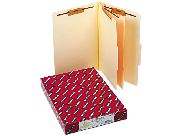 Smead Smead 19000 file folder legal 14 inch 18 point manila 2 inch expansion 10 per box — product photo