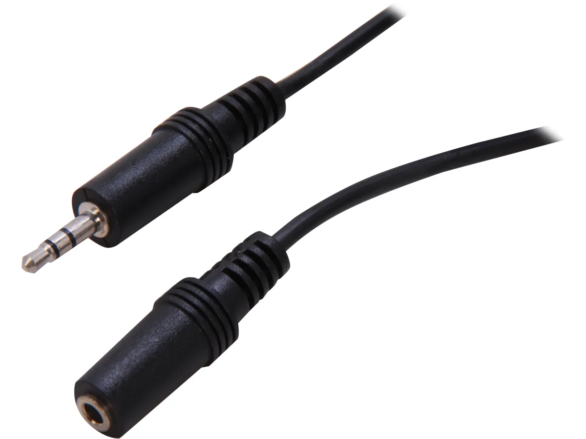 Cables To Go Cables To Go 40407 3.5mm Stereo Male/Female Extension Cable 6 ft Black — product photo
