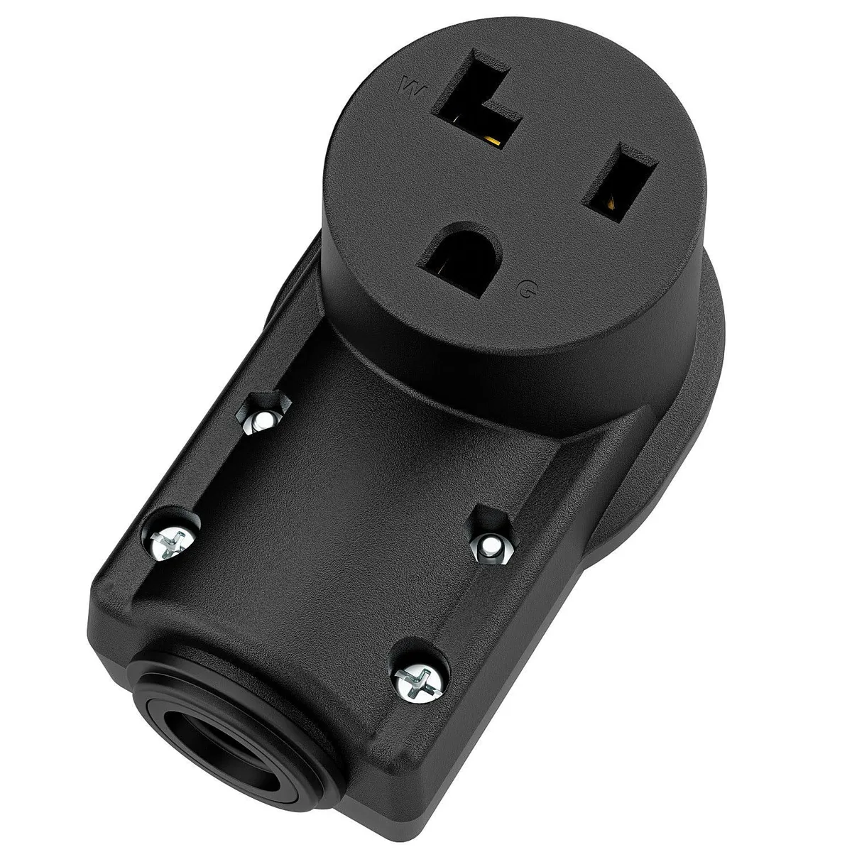 LORDWORLD LORDWORLD NEMA 5-30R 30A 125V Receptacle Black — product photo