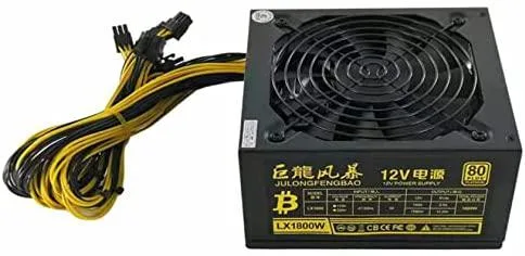 myVolts myVolts 1800W ATX 12V 2.0 Mining Power Supply 10+6pin 180~240V — product photo