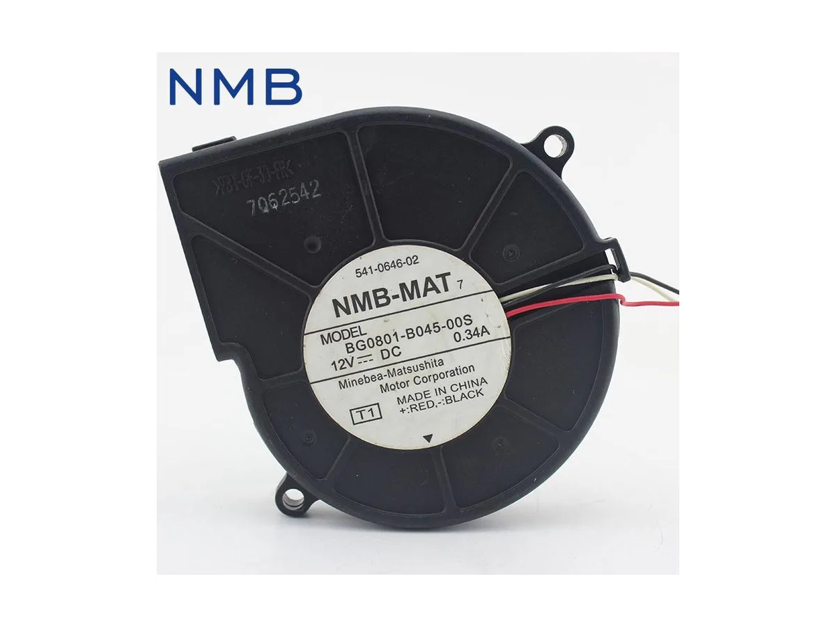 Fans Fans T2000 8020 80mm 12V 0.34A blower case fan 2pcs — product photo