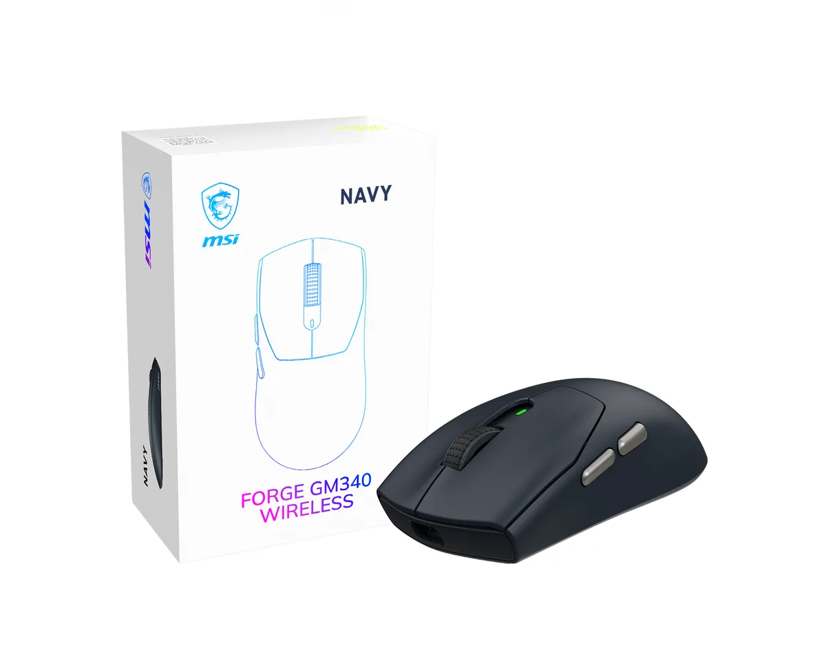 MSI MSI FORGE GM340 S12-4301800-HH9 Navy gaming mouse — product photo