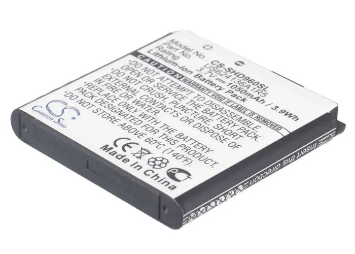 Cameron Sino replacement battery for HDMax Extreme, rectangular black plastic pack with connector