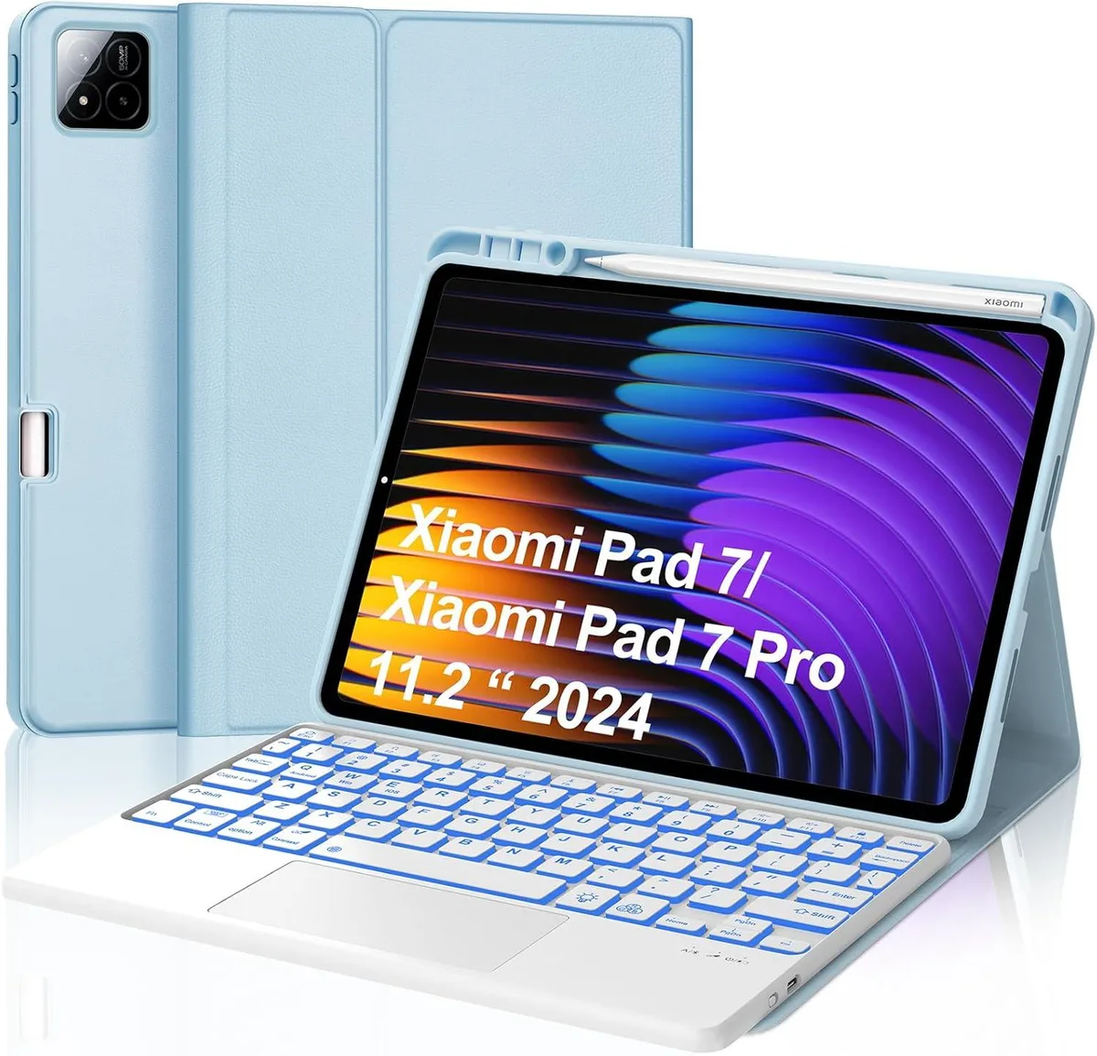 Werleo Werleo Keyboard Case for Xiaomi Pad 7 / Pad 7 Pro 11.2 Inch 2024 Blue — product photo