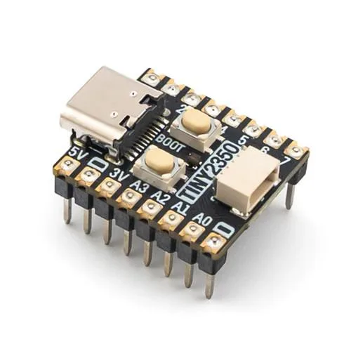 Tiny 2350 board with USB-C, RGB LED, Qw/ST connector and pin headers