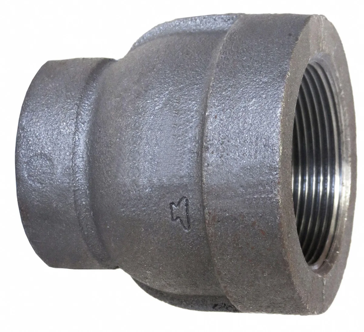 Anvil Anvil 0310544804 trap reducing coupling malleable iron Class 300 Schedule 80 2 in 1 1/4 in NPT 500 psi 150 F — product photo