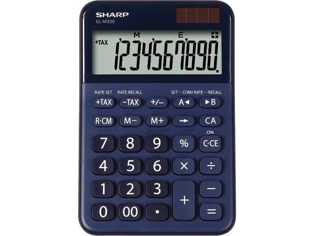 Sharp Sharp ELM335BBL 10-Digit LCD Calculator, Blue — product photo