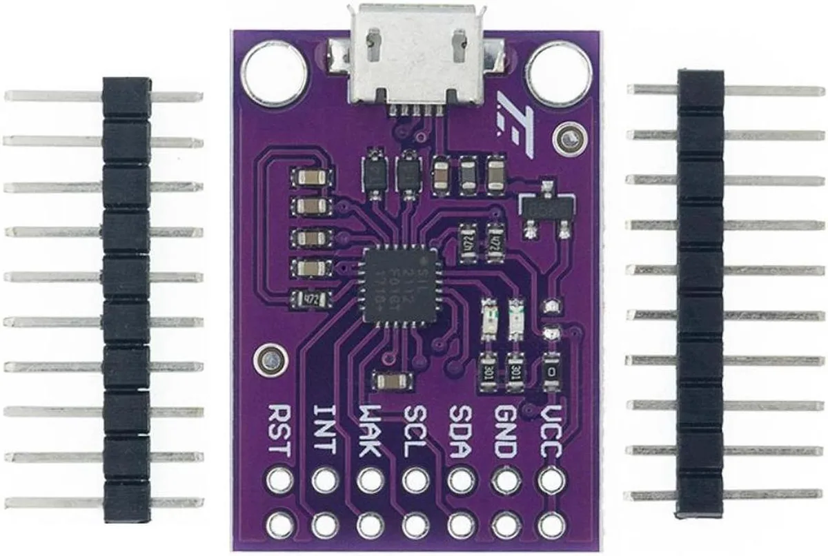 Vszerda Vszerda CP2112 Debug Board USB to SMBus I2C Module 2.0 MicroUSB Evaluation Kit for CCS811 Sensor — product photo