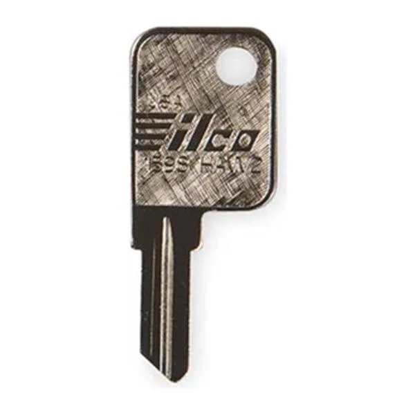Ten brass key blanks for Hayworth locks, model 1598-HAW2