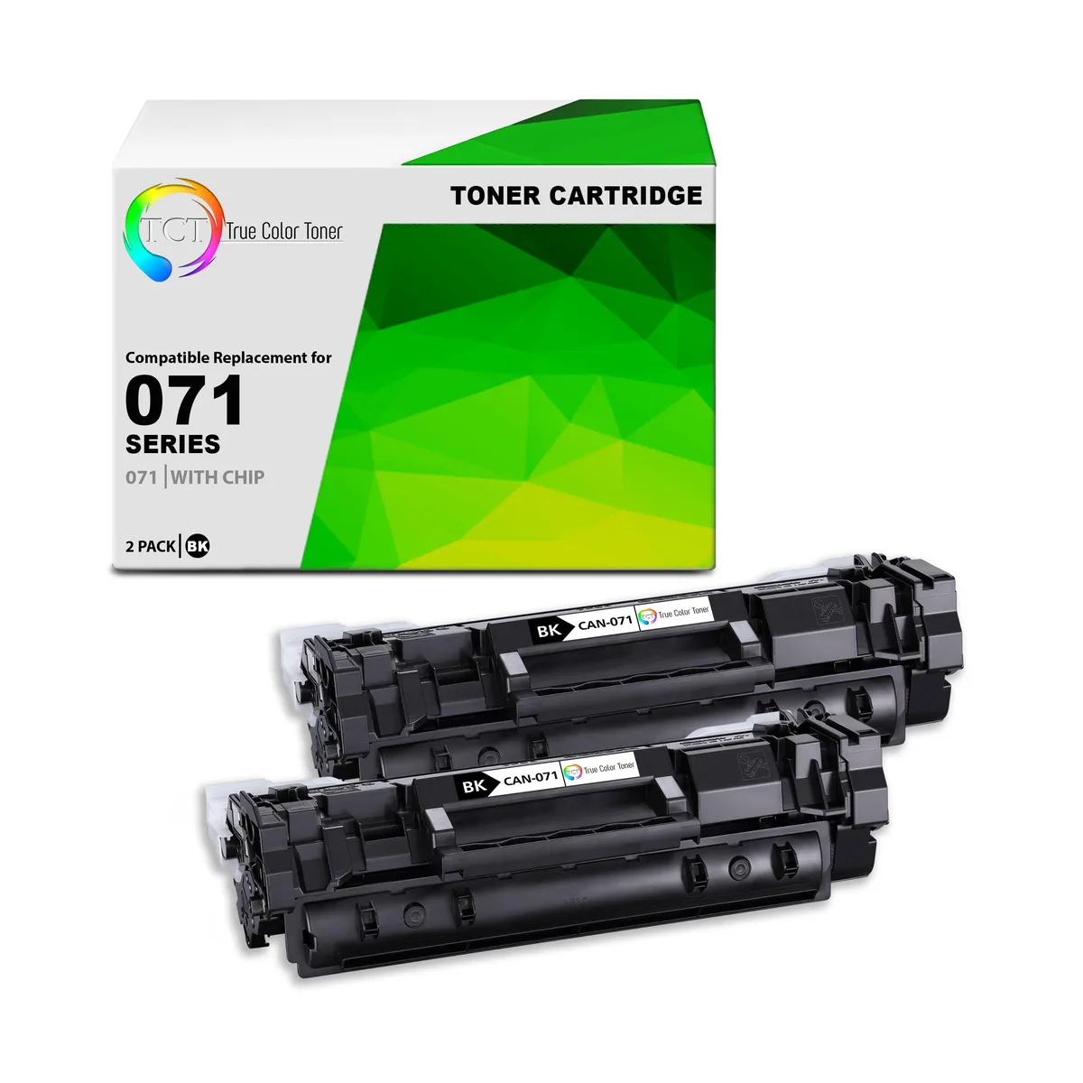 True Color Toner True Color Toner 071 Black Toner Cartridge 2 Pack 1200 Pages — product photo