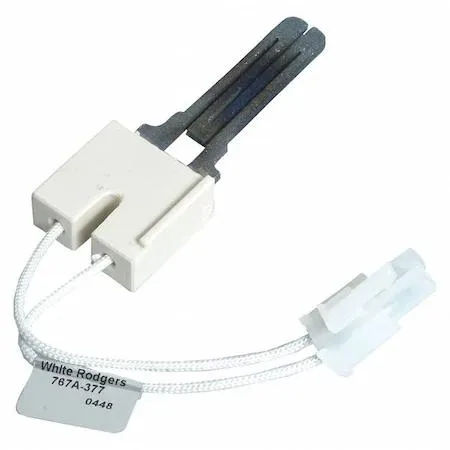 White-Rodgers hot surface igniter, silicon carbide element, plug-in connector, 4 1/2 inch lead