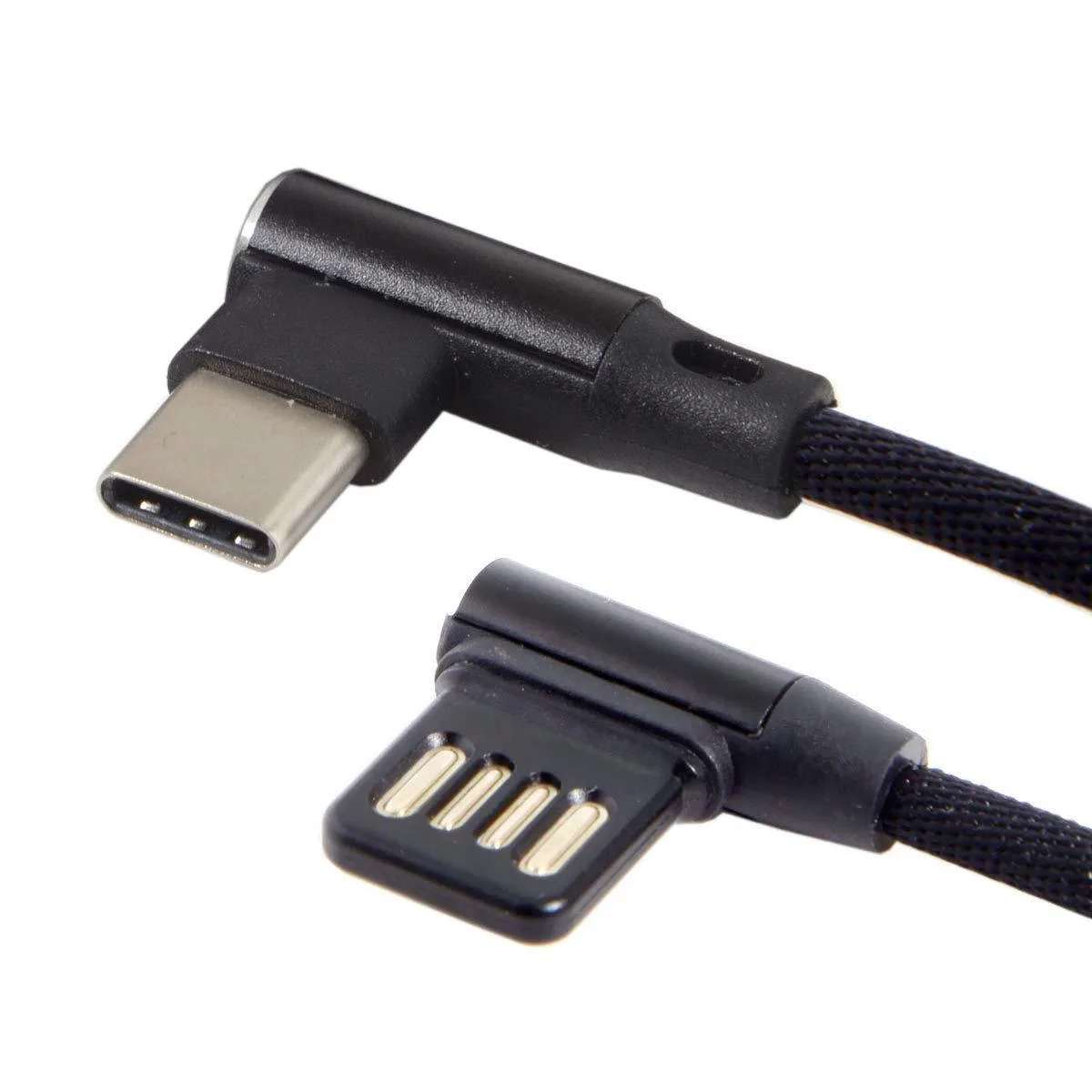 Fervit Fervit USB-C 3.1 to USB 2.0 90° angled cable 15cm — product photo