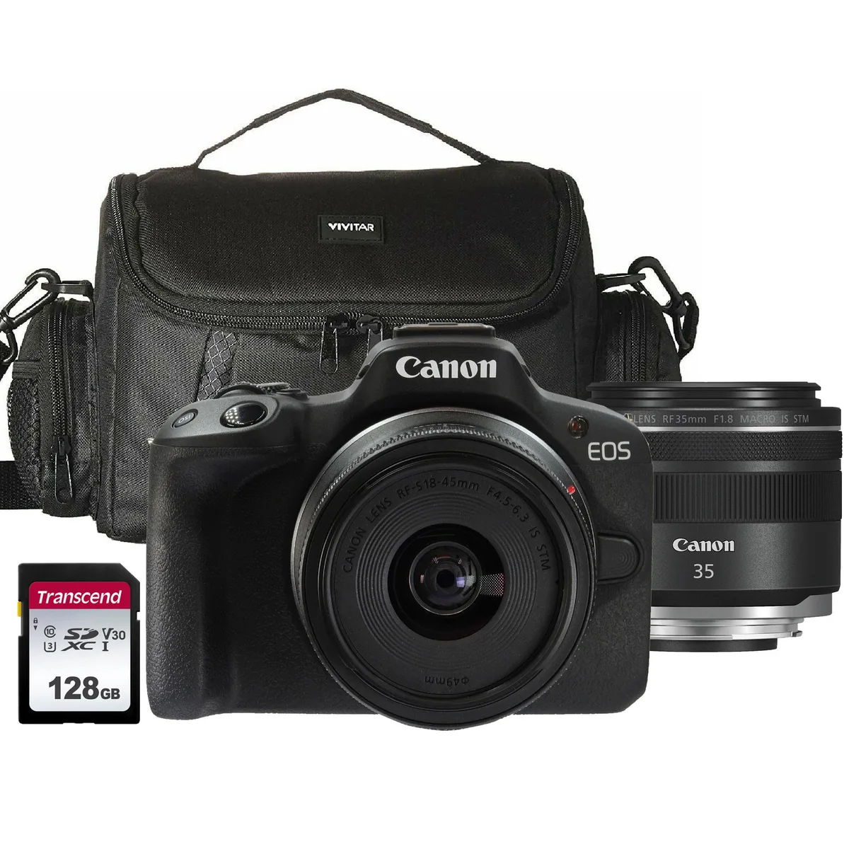 Canon Canon EOS R50 18-45mm + RF 35mm f/1.8 Macro Kit — product photo