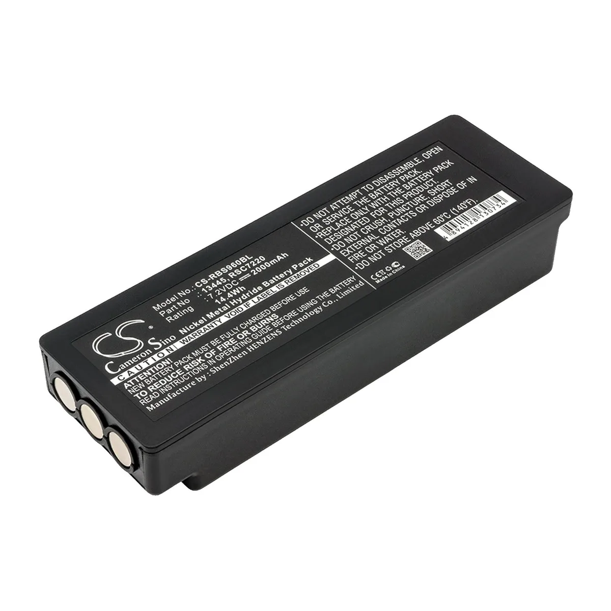 Cameron &amp; Co Cameron &amp; Co DS-CS-RBS960BL standard battery 7.2V 2000mAh Ni-MH black — product photo