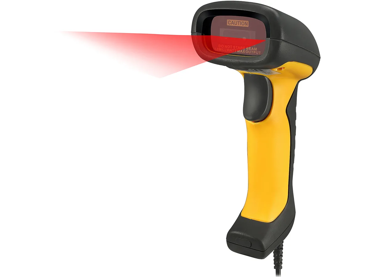 Adesso Adesso NUSCAN 5200TU antimicrobial IP67 waterproof 2D barcode scanner — product photo
