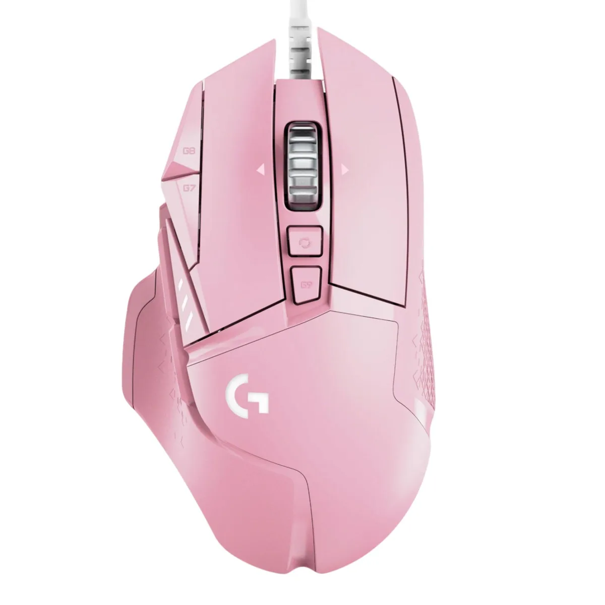 Logitech Logitech G502 HERO pink wired gaming mouse 11 buttons 25600 DPI — product photo