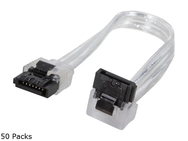 Nippon Labs Nippon Labs S3L0.5-90/180SL-50P SATA cable 6 in 90/180° 50-pack — product photo
