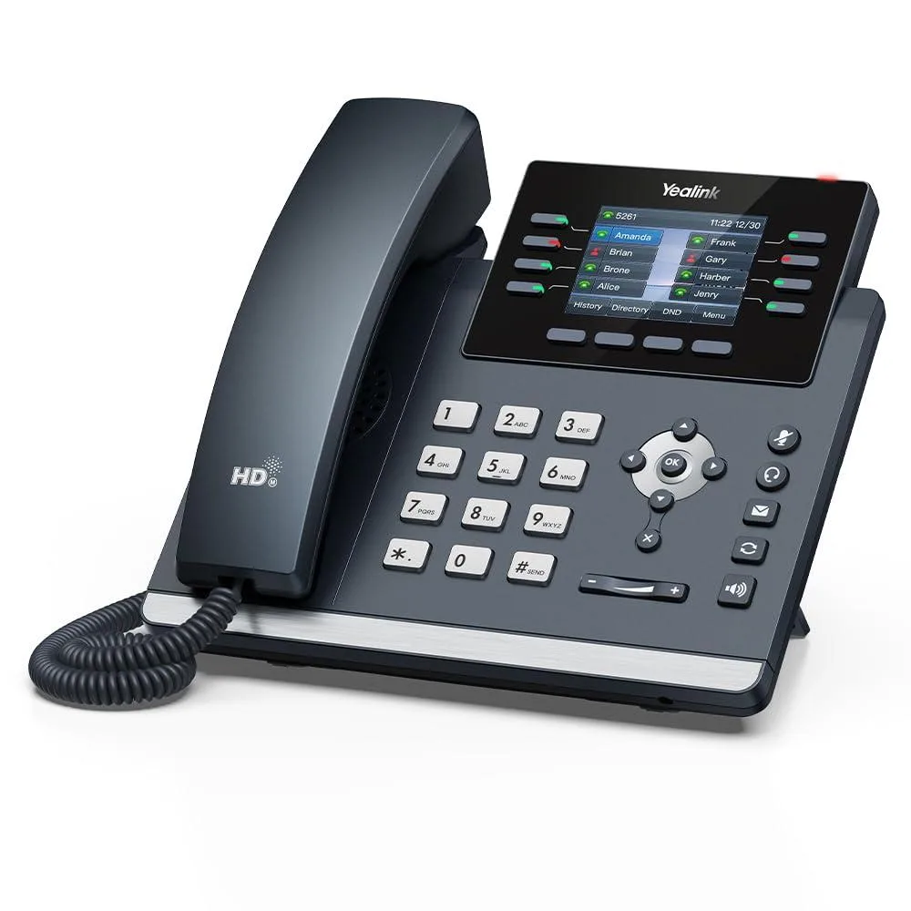 Yealink Network Technology Co., Ltd Yealink Network Technology Co., Ltd SIP-T44W 12-line VoIP phone 2.8" color display Bluetooth 4.2 — product photo