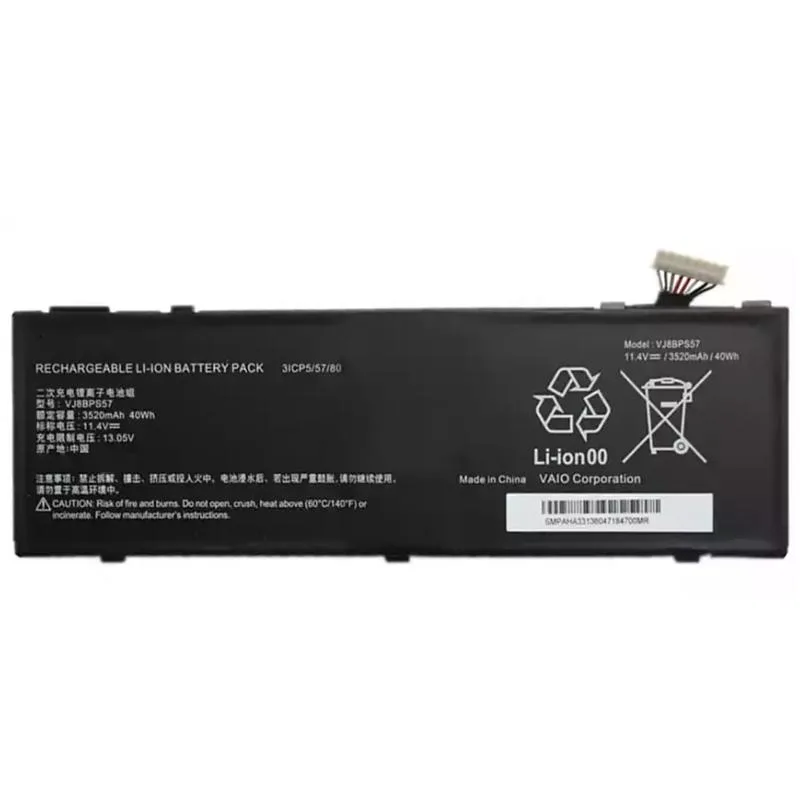 KingSener KingSener VJ8BPS57 laptop battery 11.4V 3520mAh for VAIO S15 2019 — product photo