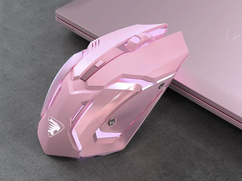 Corn Electronics Corn Electronics C6 gaming mouse pink 2400 DPI 500 mAh 90 days — product photo