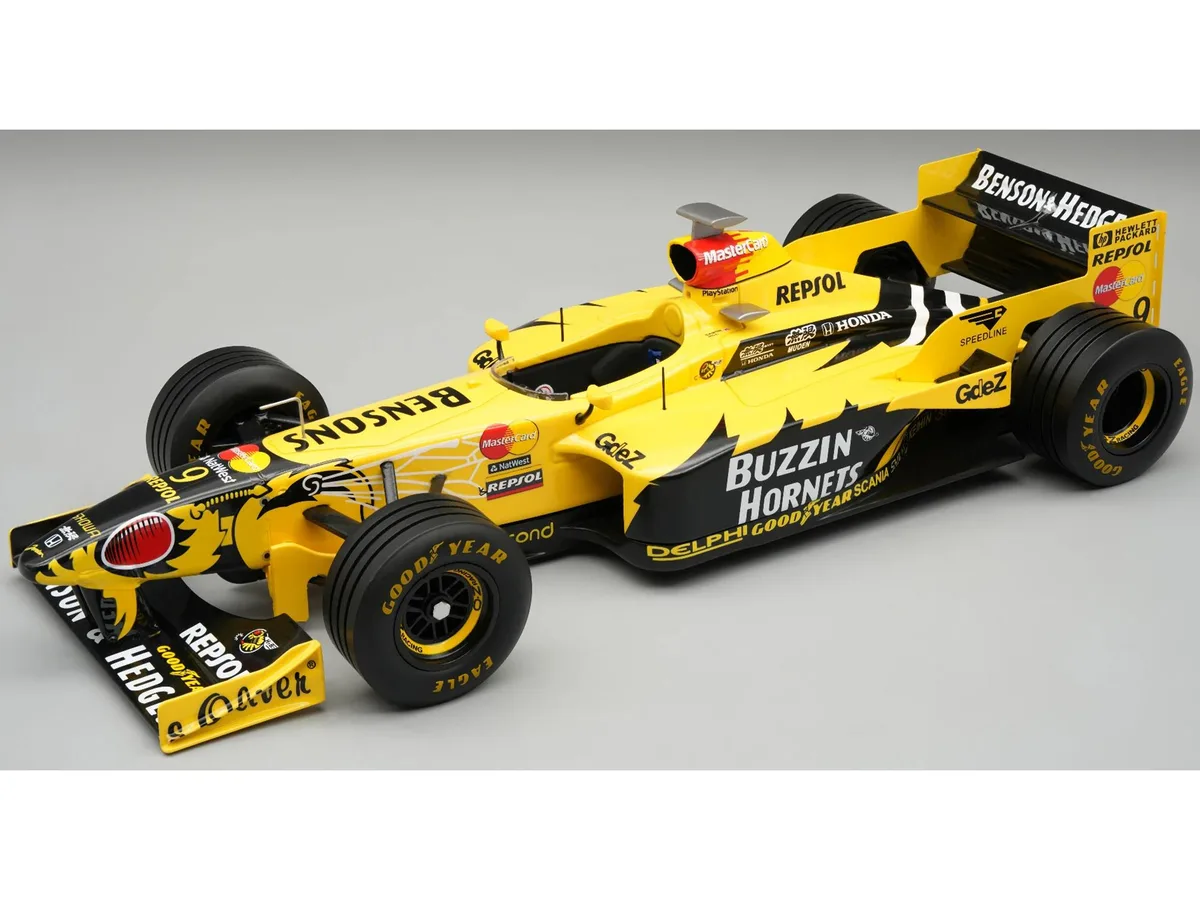Tecnomodel Tecnomodel Jordan 198 #9 Winner Belgian GP 1998 Mythos Series 1/18 Ltd Ed 60 pcs hobby collectible — product photo