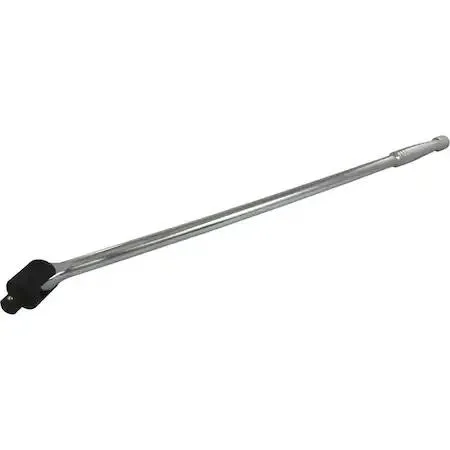 24 inch 1/2 inch drive flex handle chrome finish bends 110 degrees