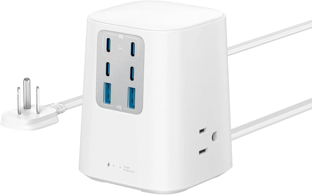 Anker Anker A91C6 9-in-1 Surge Protector 100W White — product photo