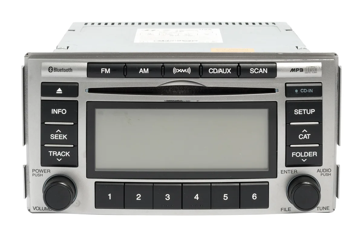 1 Factory Radio 1 Factory Radio 96180-0W500BS AM FM CD Satellite receiver 2010-2012 Hyundai Santa Fe — product photo
