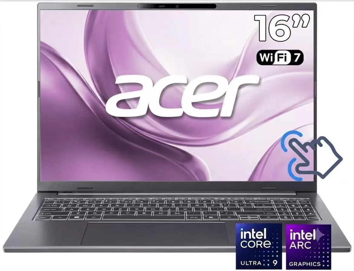 Acer America Acer Aspire 16" Touchscreen Laptop Core Ultra 9 288V 32GB DDR5 2TB SSD — product photo