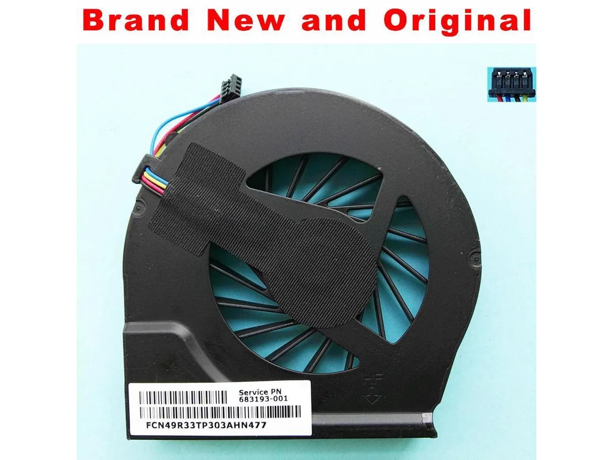 Fans Fans CPU Cooler for HP G4-2000 G6 G7 683193-001 DFS531205MC0T FB5S 685477-001 — product photo