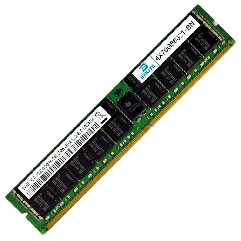 Brute Networks Brute Networks 64GB DDR4-2400 PC4-19200 4Rx4 ECC LRDIMM 1.2V CL15 — product photo