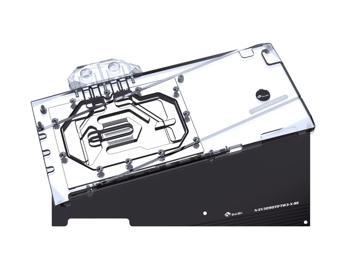 Bykski Bykski Full Coverage GPU Water Block and Backplate for EVGA RTX 3090Ti FTW3 Ultra Gaming — product photo