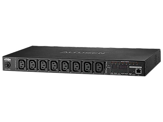 ATEN TECHNOLOGIES ATEN TECHNOLOGIES PE6108A 1U 8-Outlet PDU 12A 5.25' Cord — product photo